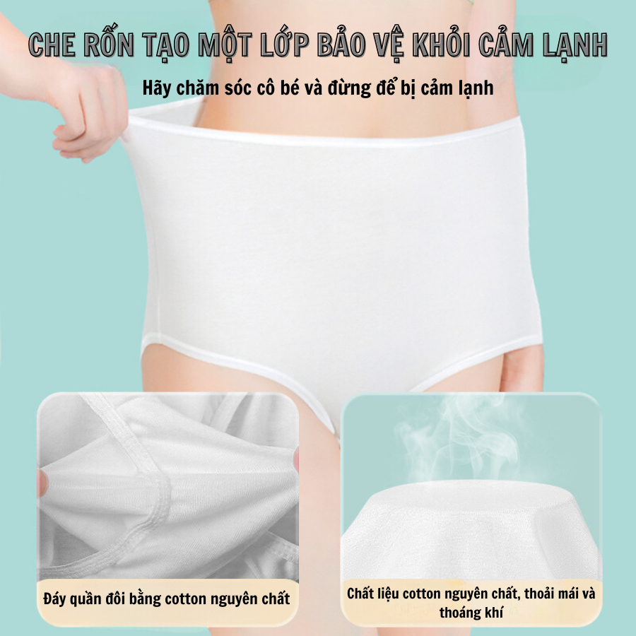 Combo 5 Quần Lót Giấy Cotton 100% SPORTY Dùng 1 Lần Đáy Quần 2 Lớp DAN L&U 0055