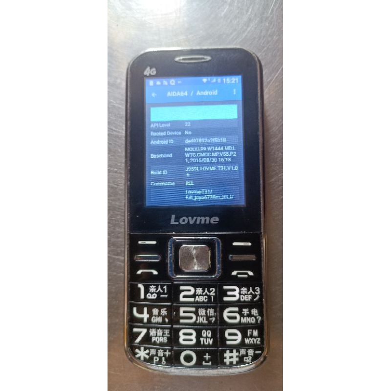 Điện thoại cục gạch chạy Android 5.1 - Lovme T31, 512MB ram 4GB
