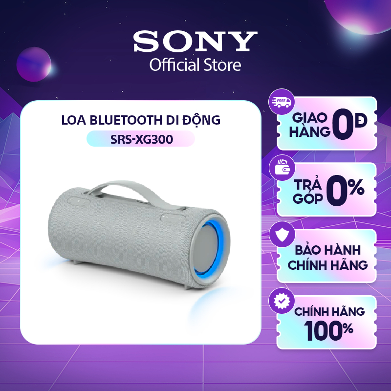 Loa Bluetooth di động SONY SRS-XG300 - Hàng Chính Hãng