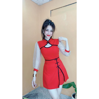 SÉT ĐẦM KÈM QUẦN XINH XẮN