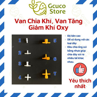 Van Chia Khí, Van Tăng Giảm Khí Oxy Dùng Cho Bể Cá Cảnh, Bể Thủy Sinh