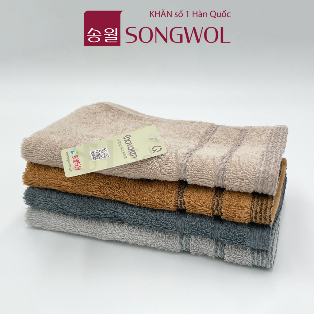Khăn mặt Songwol Hàn Quốc SH Volume 28x42cm, Khăn lau tay thấm hút tốt, gọn nhẹ, nhanh khô