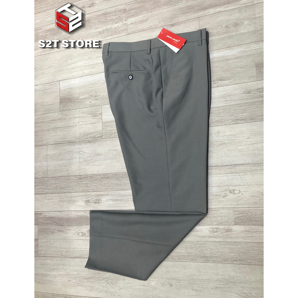 Quần Âu Nam Pierre Cardin SlimFit  Công Sở Vải Co Giãn Nhẹ, Mềm Mịn