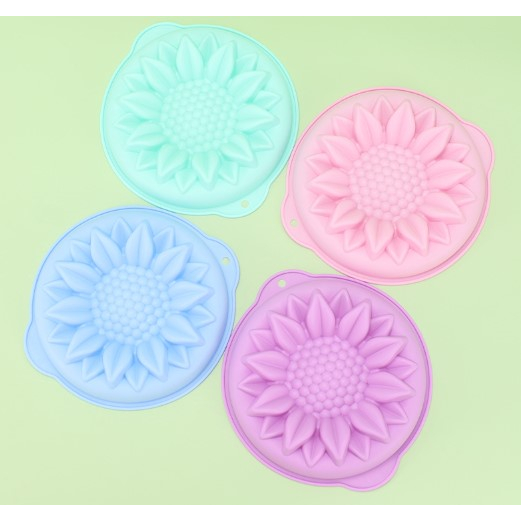 Khuôn Silicon Rau Câu Xôi Đậu Hoa hướng Dương Lớn