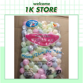 Bịch long não Thuận An chống mùi hôi, bịch long não 100g nhiều viên đủ màu chống gián và côn trùng, khử mùi hôi