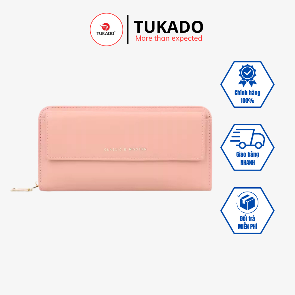 Ví Nữ Dài Cầm Tay Chính Hãng TAILIAN Đựng Tiền Điện Thoại Nhiều Ngăn Tiện Dụng Da Cao Cấp Cực Đẹp TL59 - TUKADO