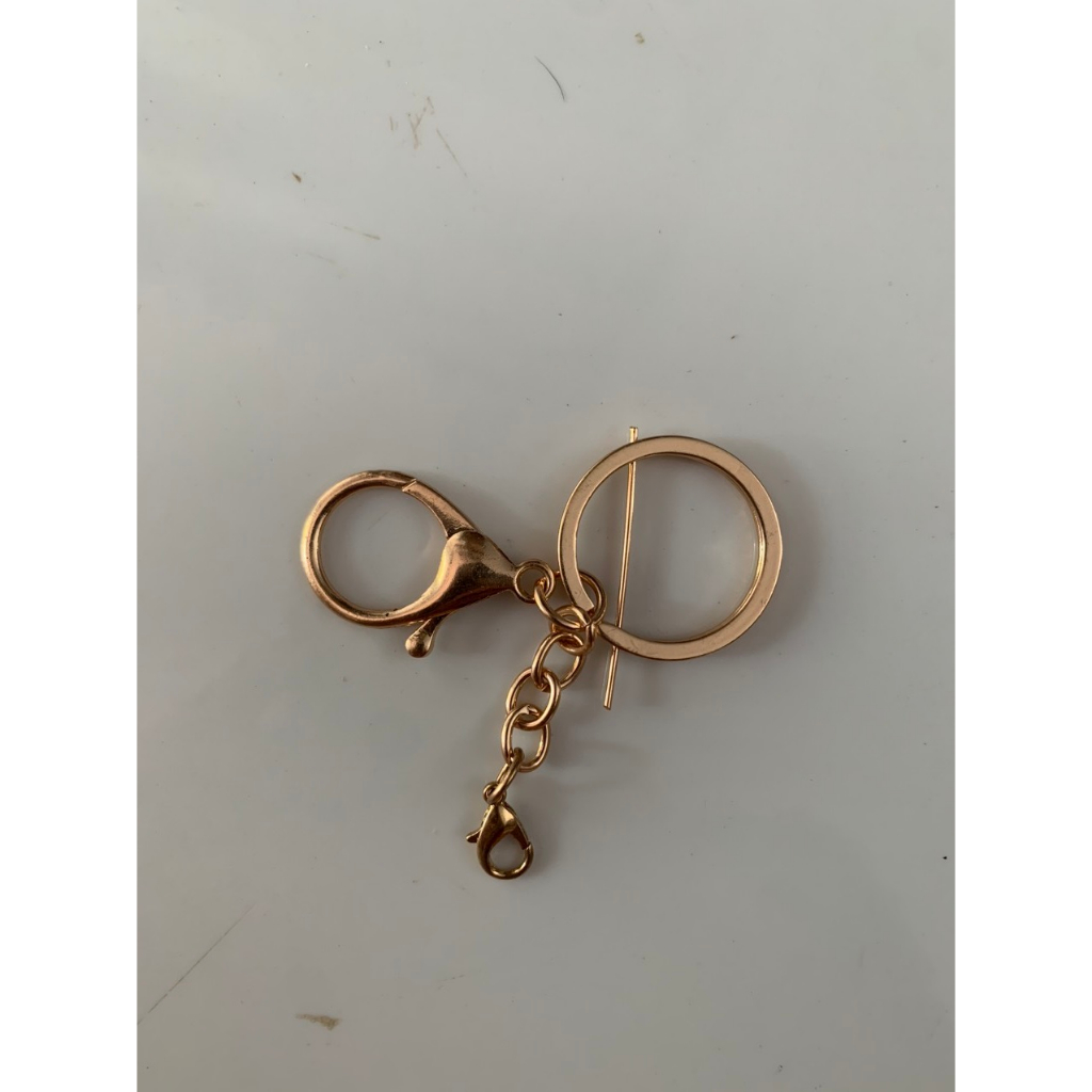 Móc càng cua khoen móc khóa tròn làm đồ handmade móc chìa khóa