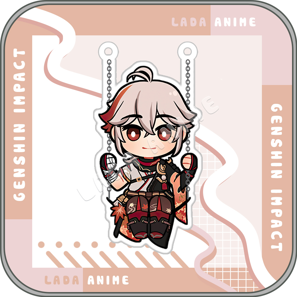 Standee Xích Đu Game Genshin Impact Tùy Chọn Nhân Vật Và Khung Xích Đu Mẫu 3,4, Mô Hình Acrylic Mica Trang Trí Để Bàn