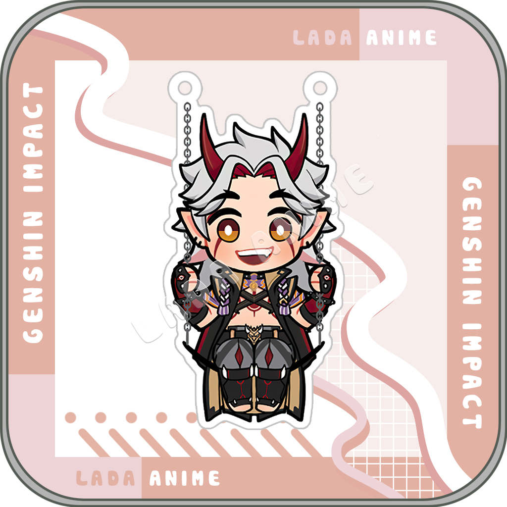 Standee Xích Đu Game Genshin Impact Tùy Chọn Nhân Vật Và Khung Xích Đu Mẫu 3,4, Mô Hình Acrylic Mica Trang Trí Để Bàn