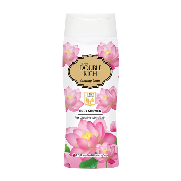 Sữa tắm Double Rich hương hoa hoa sen chiết xuất từ thiên nhiên - Glowing Lotus 200ml/ 550ml/ 800ml