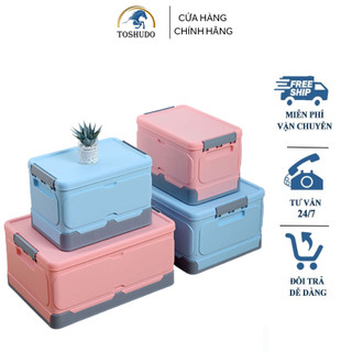Hộp đựng đồ gấp gọn để cốp xe ô tô, để trong nhà có thể gấp gọn dung tích 40 lít và 20 lít