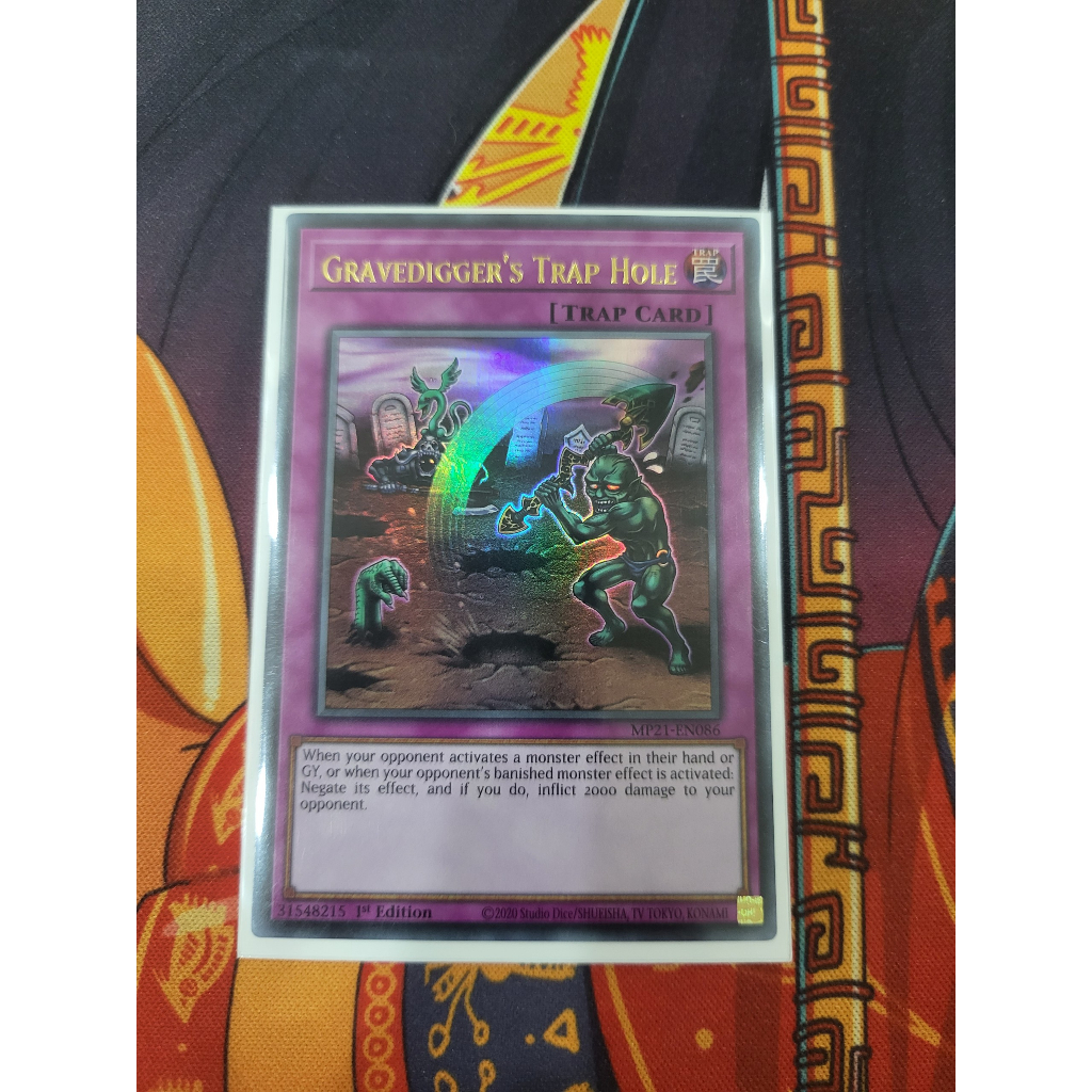 Gravedigger's Trap Hole - MP21-EN086 - Ultra Rare 1st Edition