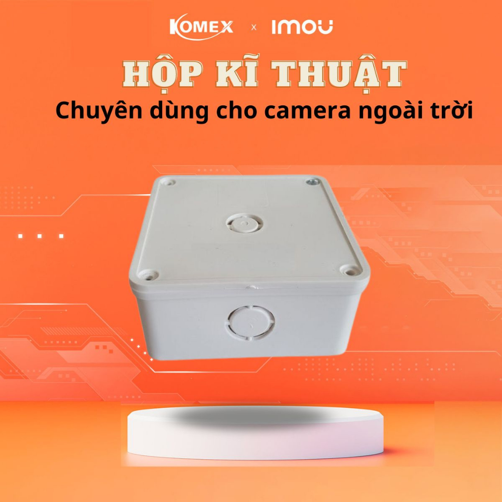 Hộp kỹ thuật chuyên dụng dấu dây điện củ sạc cho camera