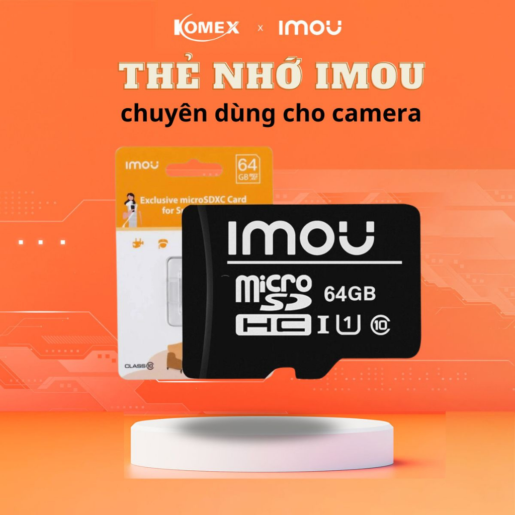 Thẻ nhớ IMOU chuyên dụng cho Camera 95 MB/s Class 10 32GB/64GB