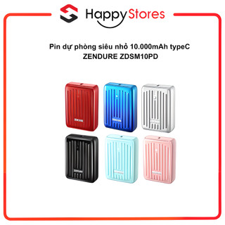 Pin dự phòng siêu nhỏ 10.000mAh typeC ZENDURE ZDSM10PD