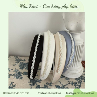 Băng đô cài tóc lụa satin Baroque