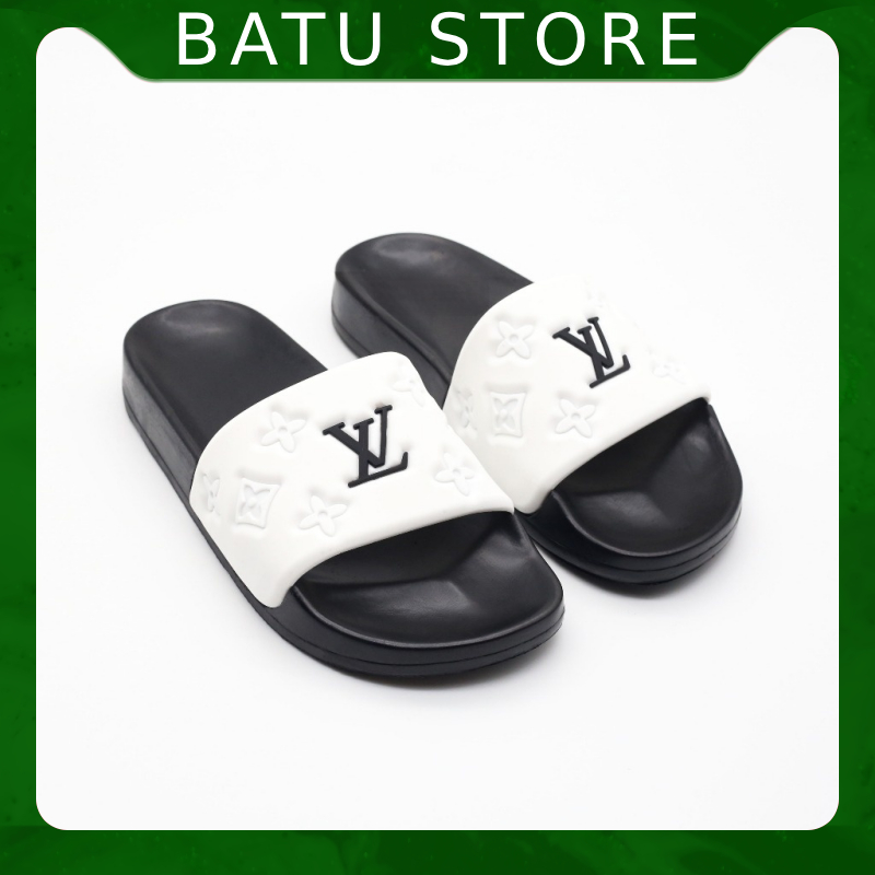 Dép nam LV quai ngang thời trang siêu mềm Batu Store