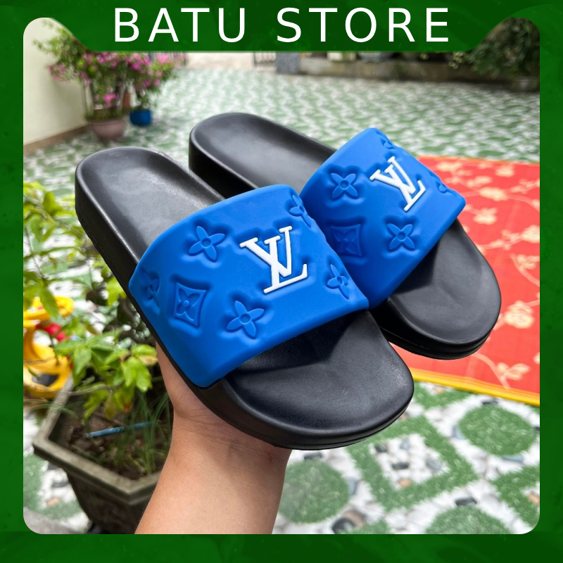 Dép nam LV quai ngang thời trang siêu mềm Batu Store