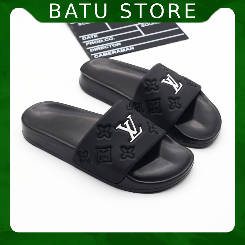 Dép nam LV quai ngang thời trang siêu mềm Batu Store