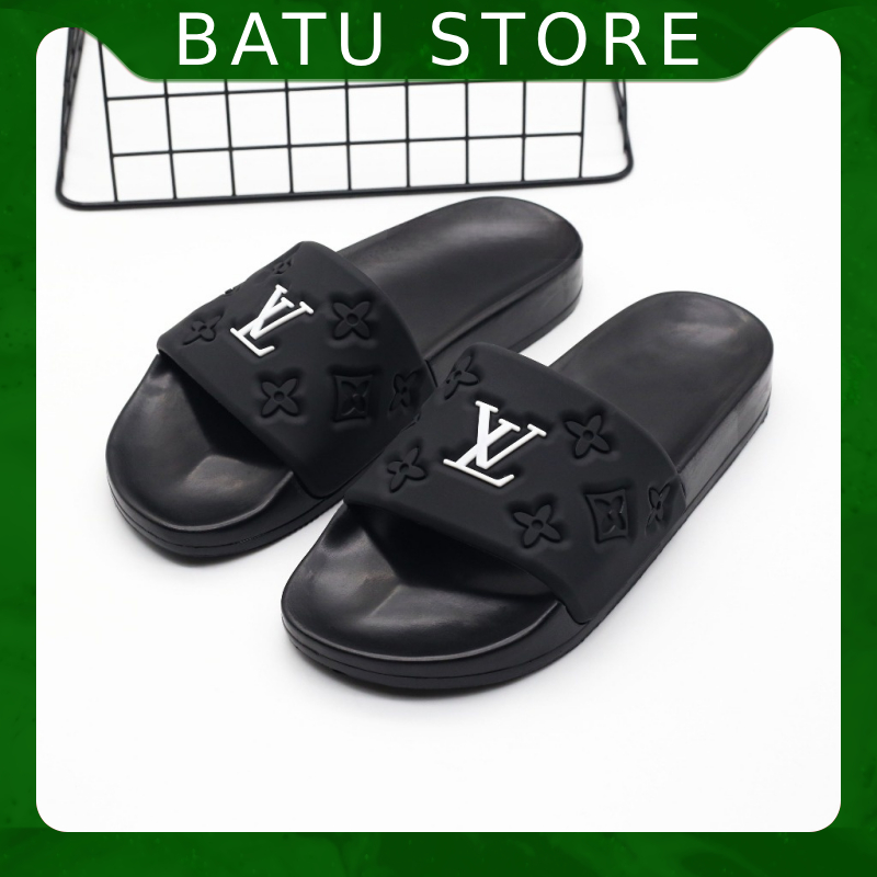 Dép nam LV quai ngang thời trang siêu mềm Batu Store