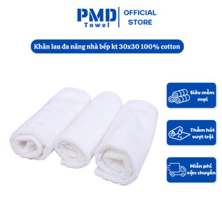 Khăn lau đa năng nhà bếp bàn ghế bát đĩa vật dụng gia đình xuất Nhật cotton cao cấp thấm hút tốt không ra lông sổ bông