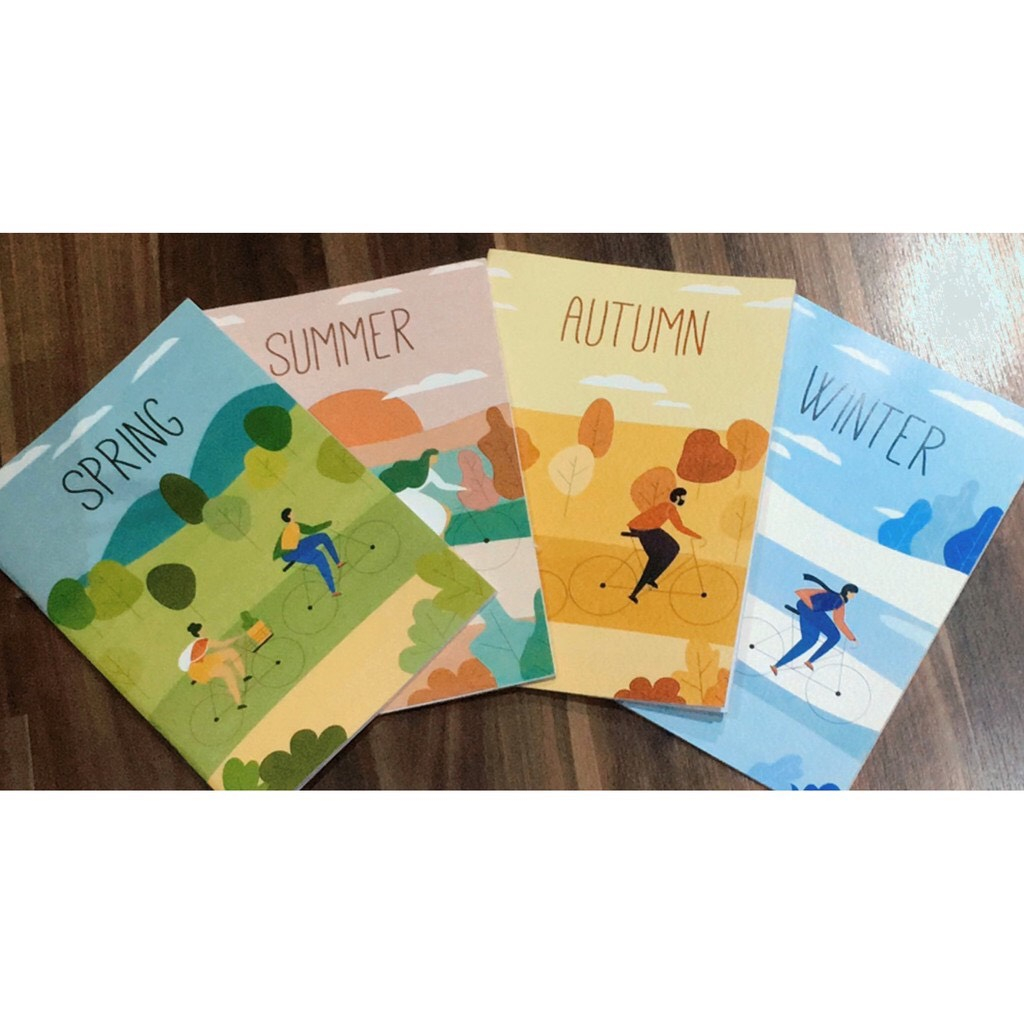 Vở kẻ ngang 80-120 trang 10 quyển Total NB11C80 hoạ tiết hoa quả