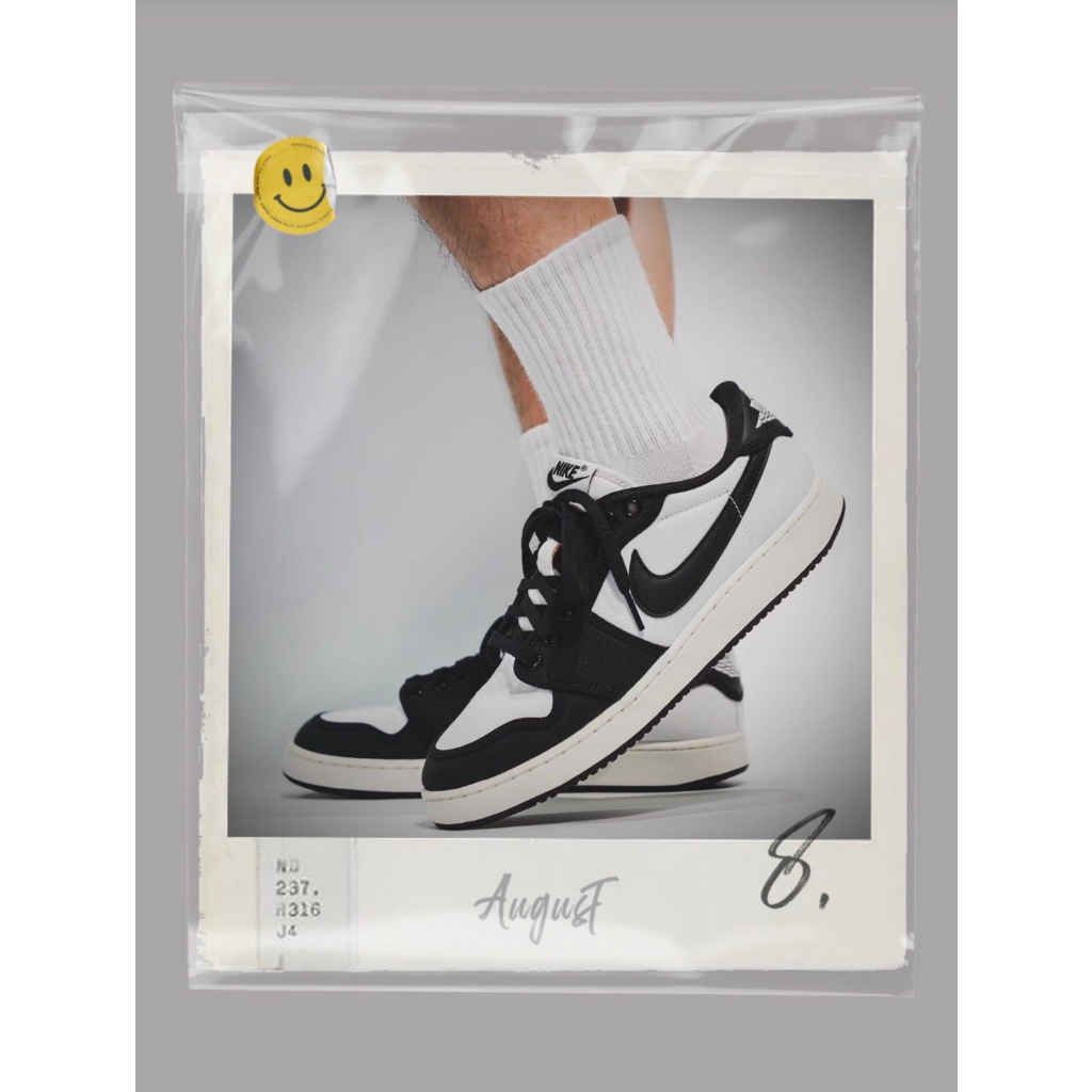 Giày Air Jordan 1 KO Low Black White