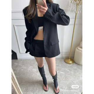 Bốt xỏ ngón Miu.miu bắp chân da mềm