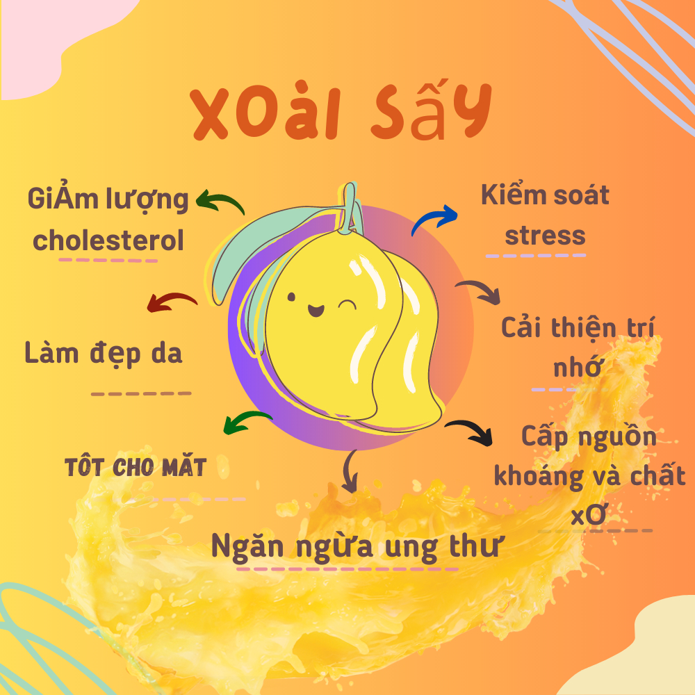 Xoài sấy dẻo ăn vặt healthy Nông Lâm Food hoa quả trái cây sấy dinh dưỡng hỗ trợ giảm cân