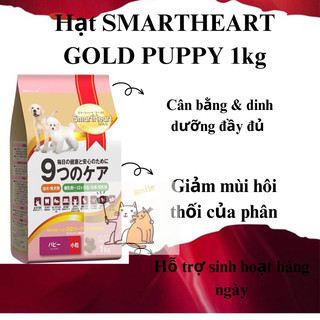 Thức ăn cho chó con SmartHeart Gold Puppy 1kg