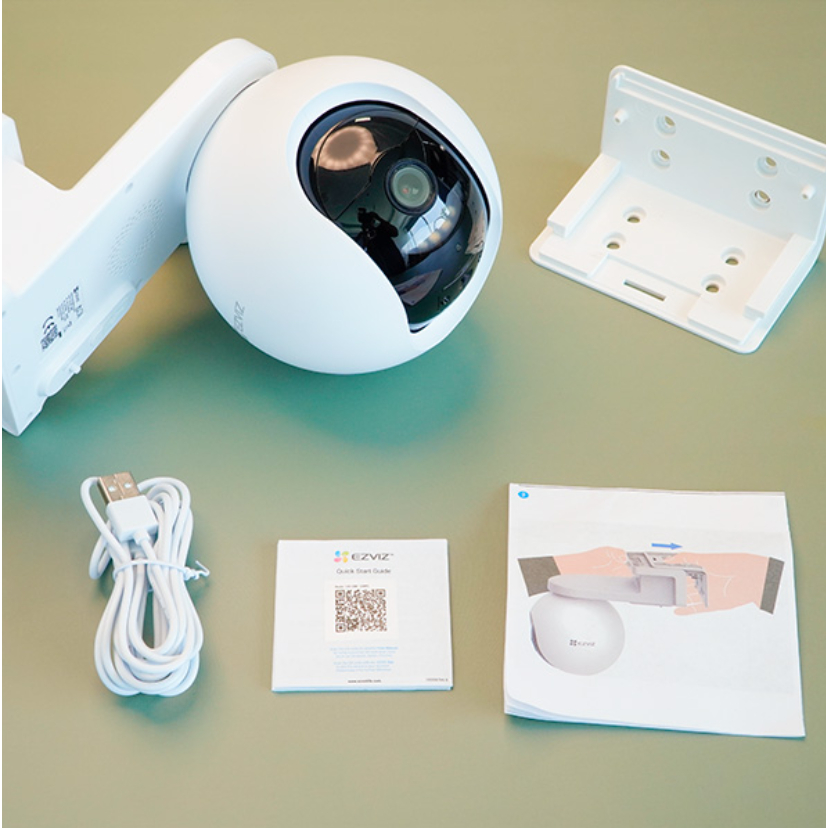 Camera wifi pin năng lượng mặt trời chính hãng, Ezviz Cb8 3MP 2K, đàm thoại, màu ban đêm