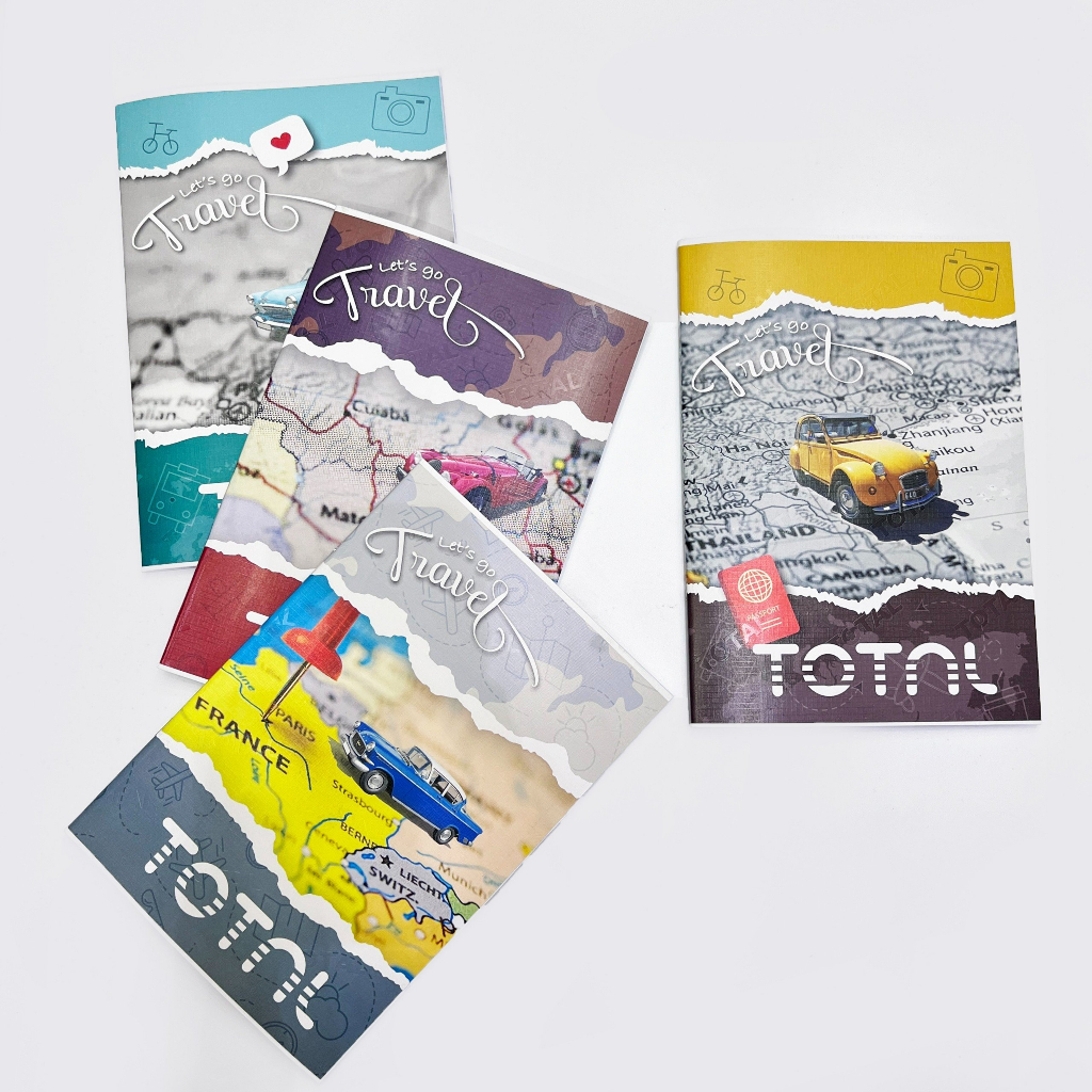 Vở kẻ ngang 80-120 trang 10 quyển Total NB11C80 hoạ tiết hoa quả