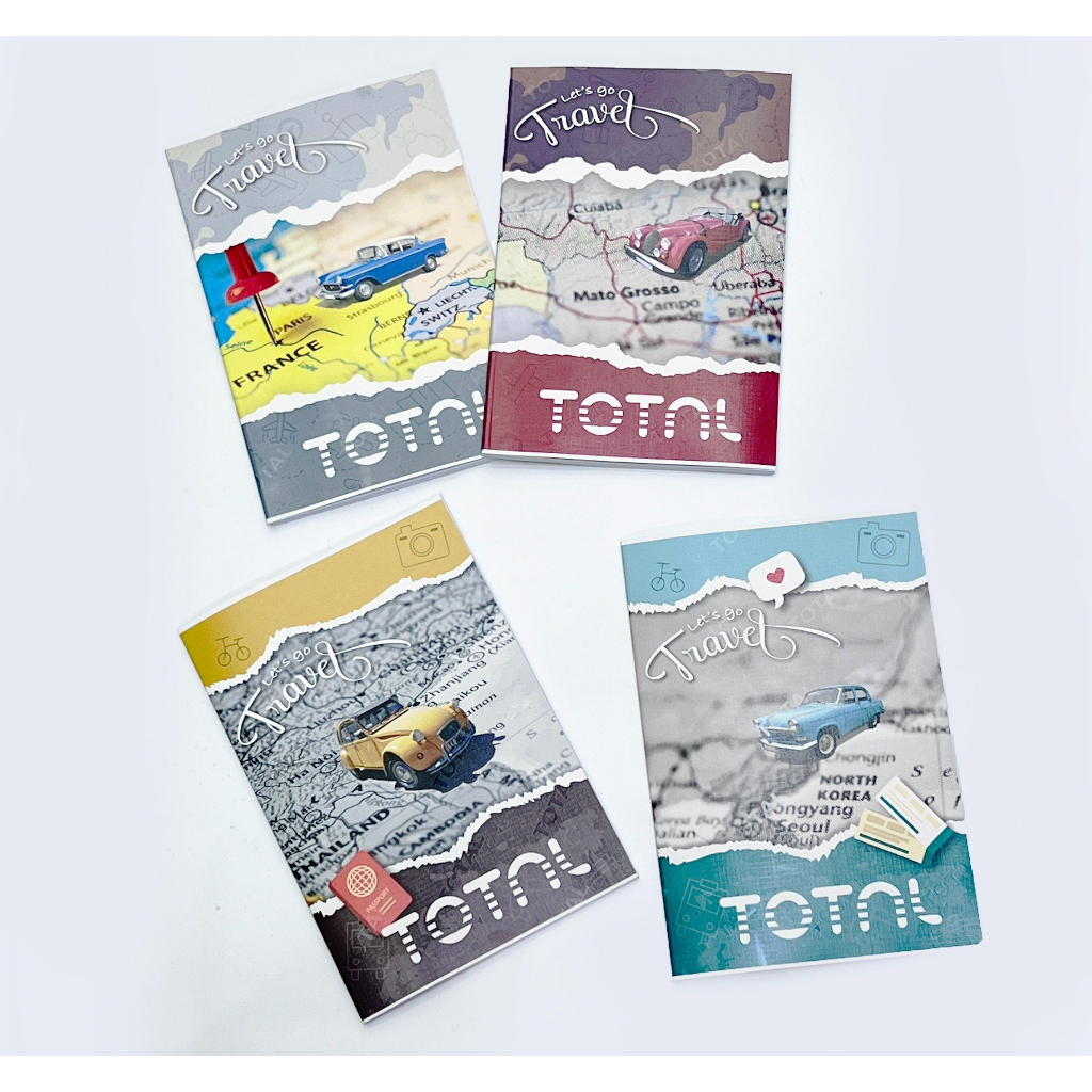 Vở kẻ ngang 80-120 trang 10 quyển Total NB11C80 hoạ tiết hoa quả