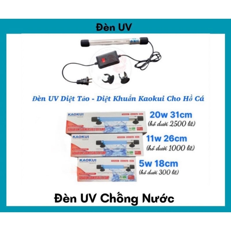 Đèn UV Diệt Tảo Diệt Khuẩn Hồ Cá Kaokui 5W/11W/20W