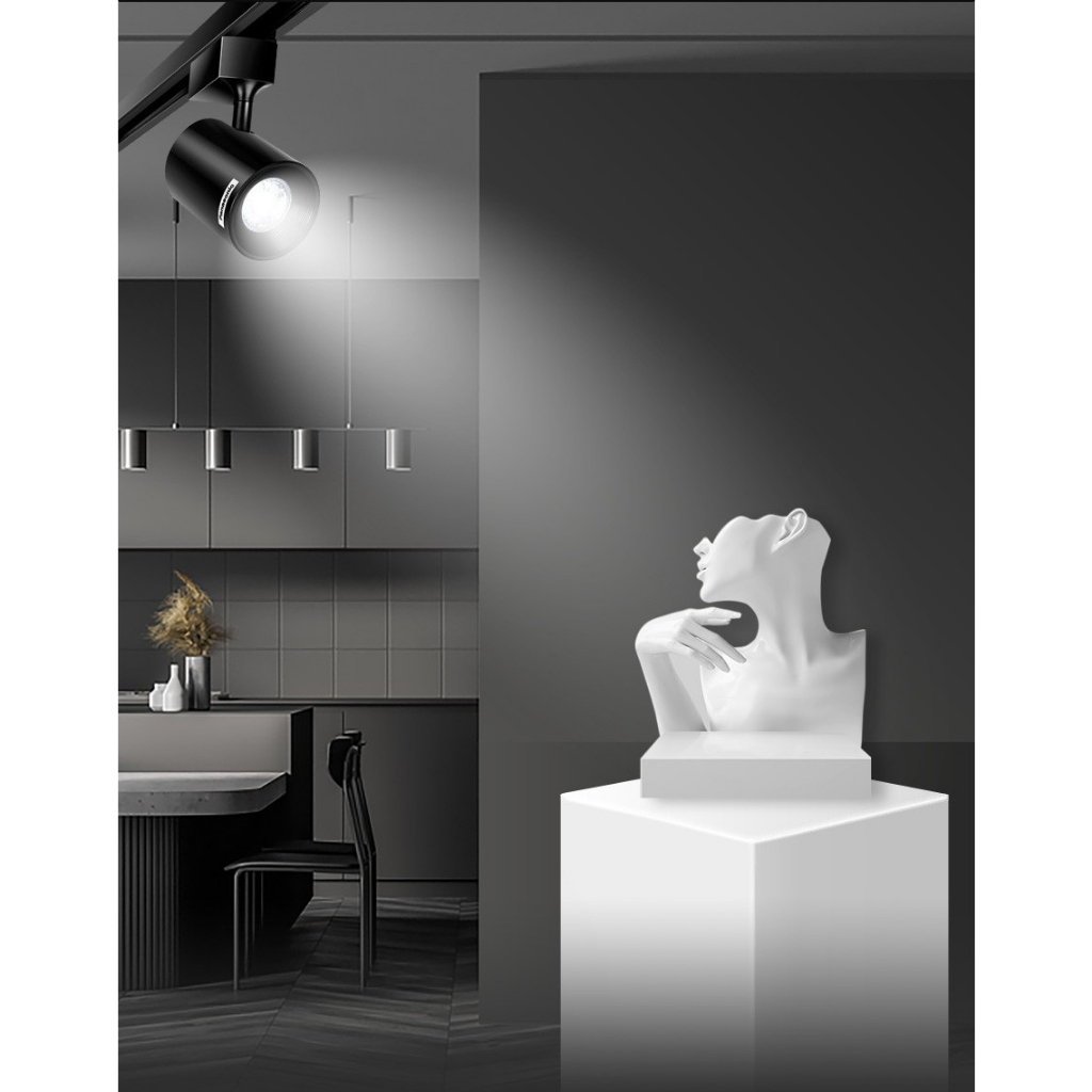 Đèn rọi ray Đèn chiếu điểm Spotlight PANASONIC 7W Loại gắn thanh ray