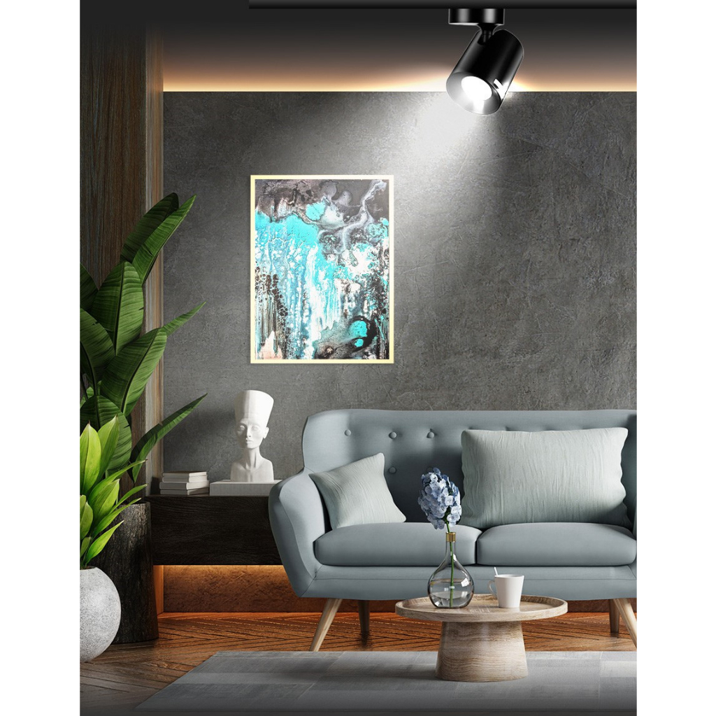 Đèn rọi ray Đèn chiếu điểm Spotlight PANASONIC 7W Loại gắn thanh ray