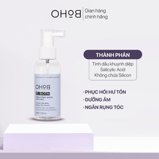 Xịt dưỡng tóc giảm gãy rụng kích thích mọc nhanh chắc khỏe OHOB Fresh Forest Biotin Hair Tonic