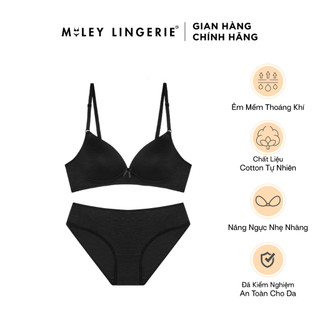 Bộ Đồ Lót Không Gọng Cotton Lụa Flexi Miley Lingerie - BRC005_BCS40