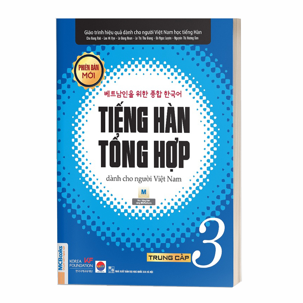 Sách - Giáo trình tiếng hàn tổng hợp dành cho người Việt Nam Trung cấp 3 bản 1 màu