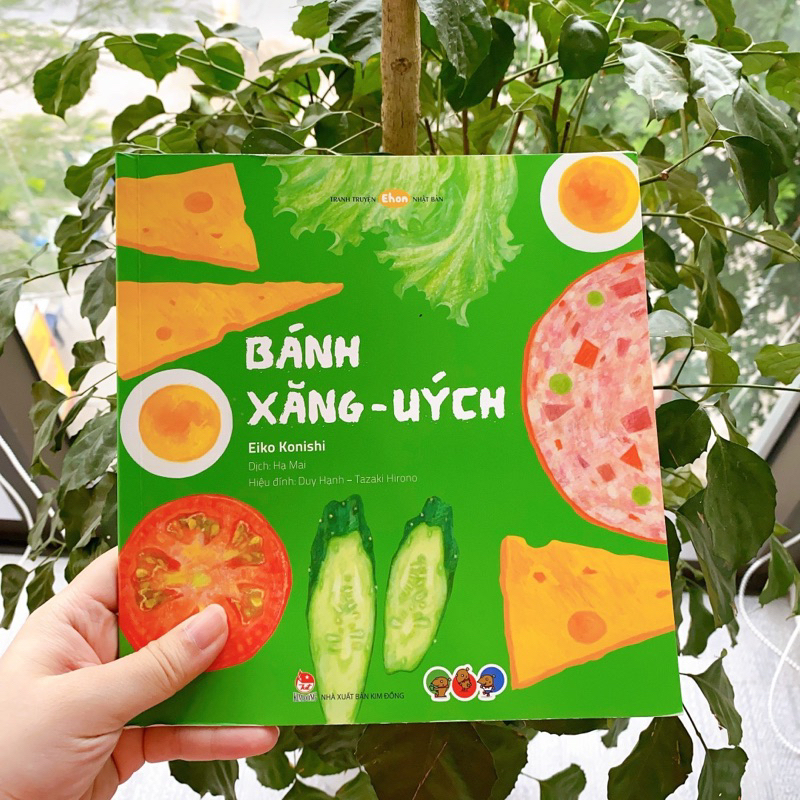 Sách Ehon cho bé 0 2 tuổi - Bánh Xăng-uých (Tranh truyện ehon Nhật Bản cho bé) | BigBuy360 - bigbuy360.vn