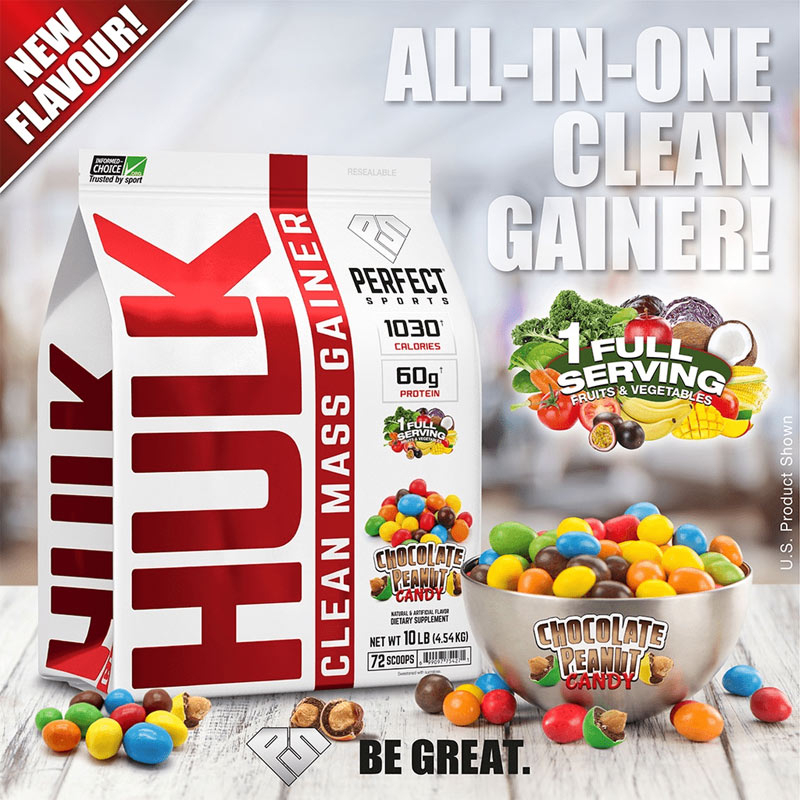 HULK CLEAN MASS GAINER- TÚI CHIẾT 1KG - Sữa Dinh Dưỡng Tăng Cân Cho Người Gầy