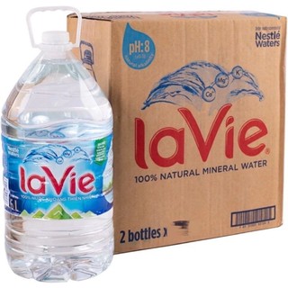 Thùng 4 bình nước khoáng lavie 5 lít