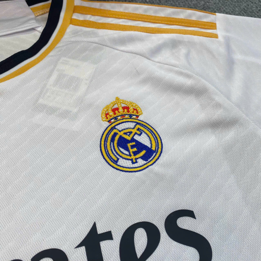 Áo Bóng Đá Câu Lạc Bộ REAL MADRID - Mẫu Mới 2024 - Vải Gai Thái Mịn Cao Cấp - Thoáng Mát - Thấm Hút Mồ Hôi