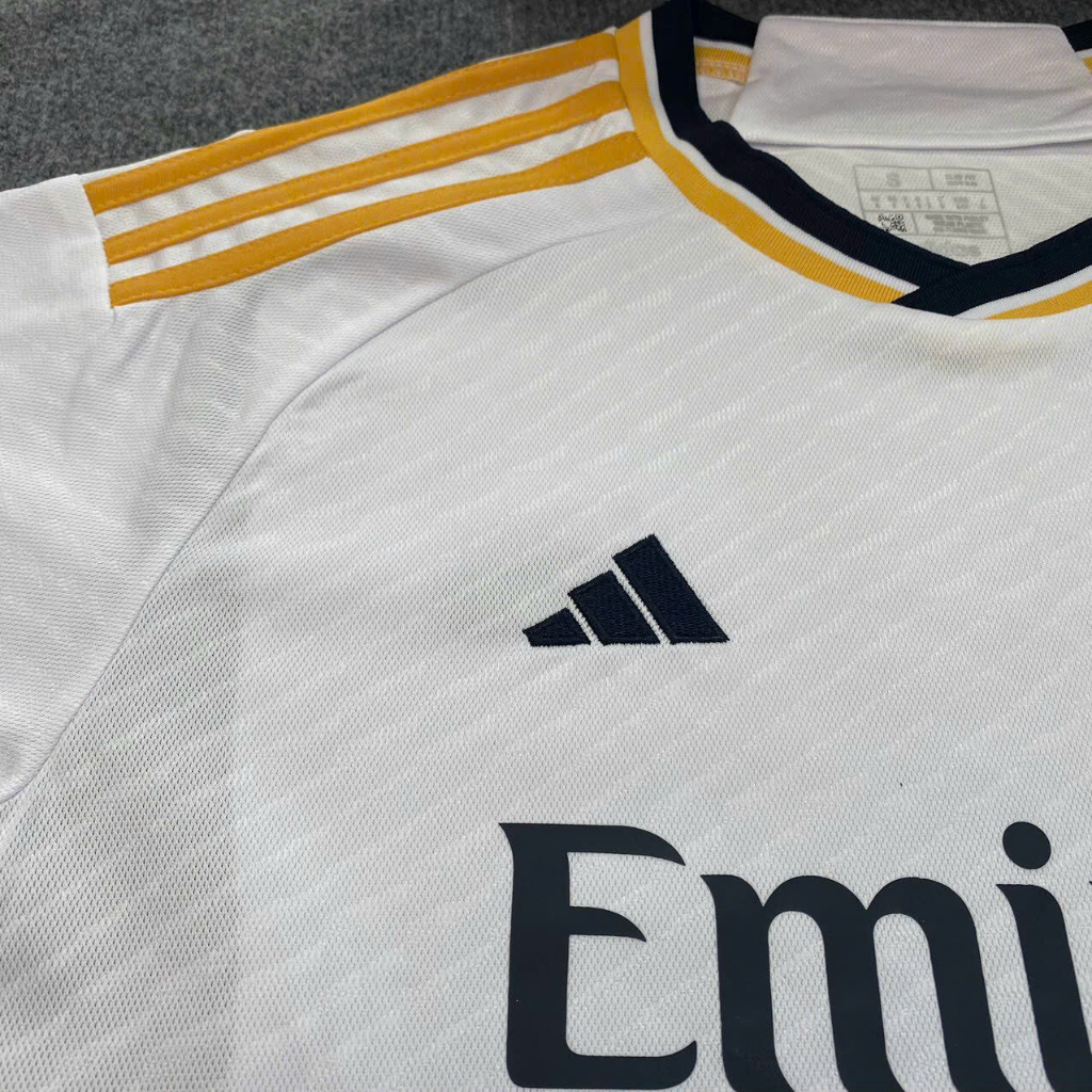 Áo Bóng Đá Câu Lạc Bộ REAL MADRID - Mẫu Mới 2024 - Vải Gai Thái Mịn Cao Cấp - Thoáng Mát - Thấm Hút Mồ Hôi