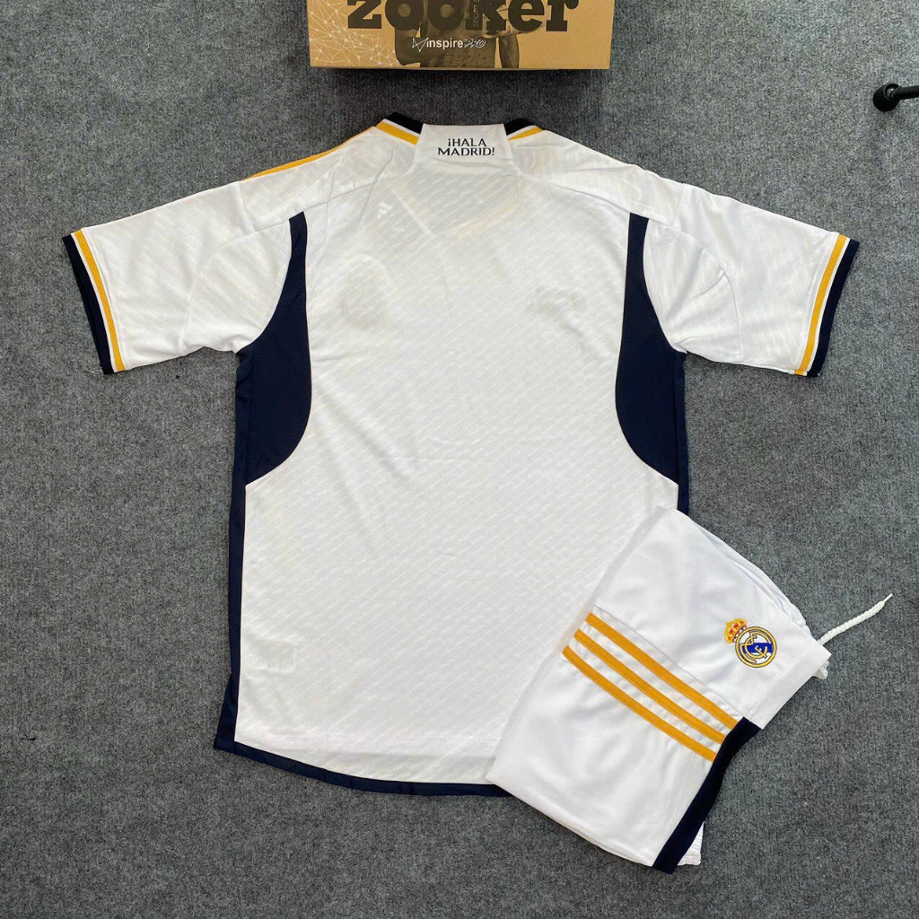 Áo Bóng Đá Câu Lạc Bộ REAL MADRID - Mẫu Mới 2024 - Vải Gai Thái Mịn Cao Cấp - Thoáng Mát - Thấm Hút Mồ Hôi