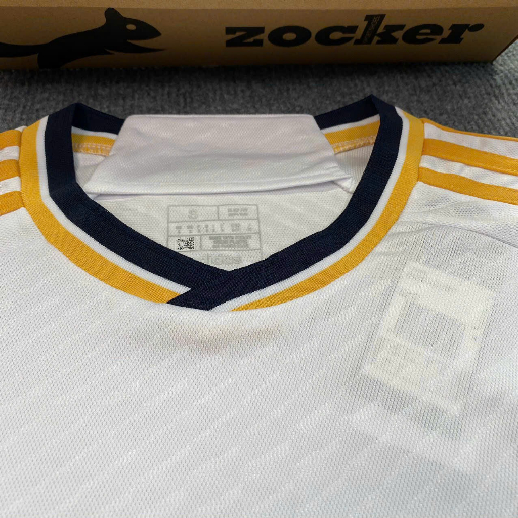 Áo Bóng Đá Câu Lạc Bộ REAL MADRID - Mẫu Mới 2024 - Vải Gai Thái Mịn Cao Cấp - Thoáng Mát - Thấm Hút Mồ Hôi