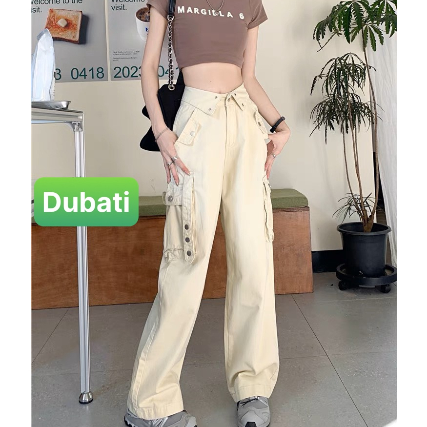 QUẦN HỘP KAKI CẠP CHÉO KIỂU MỚI, CHẤT KAKI MỀM PHONG CÁCH HOT TREND 2023 - DUBATI FASHION