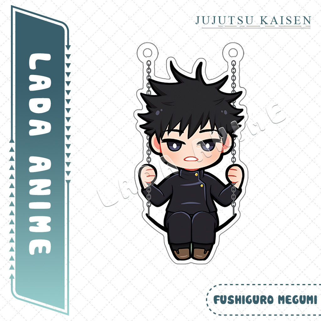 Standee Xích Đu Anime JJK Jujutsu Kaisen Chú Thuật Hồi Chiến Tùy Chọn Nhân Vật Và Khung Xích Đu, Mô Hình Mica Anime