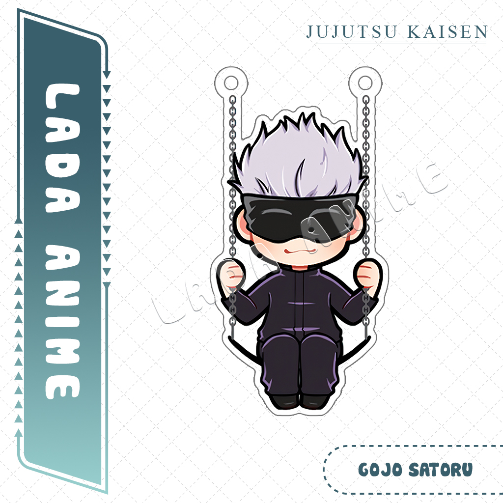 Standee Xích Đu Anime JJK Jujutsu Kaisen Chú Thuật Hồi Chiến Tùy Chọn Nhân Vật Và Khung Xích Đu, Mô Hình Mica Anime