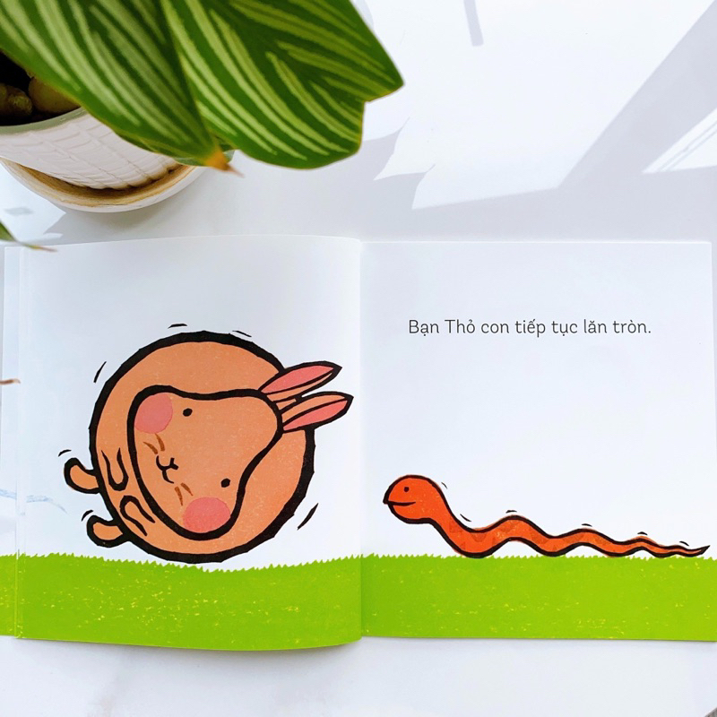 Sách Ehon cho bé 0 2 tuổi - Lăn tròn, lăn tròn! (Tranh truyện ehon Nhật Bản cho bé) | BigBuy360 - bigbuy360.vn